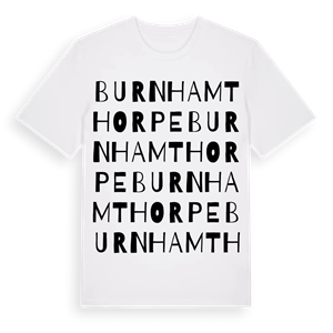 Burnham Thorpe ordlek t-shirt – ekologisk bomull t-shirt från Pinshirt