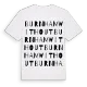 Burnham Without ordlek t-shirt