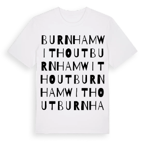 Burnham Without ordlek t-shirt – ekologisk bomull t-shirt från Pinshirt