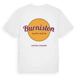 Burniston cirkel t-shirt – ekologisk bomull t-shirt från Pinshirt