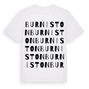 Burniston ordlek t-shirt – ekologisk bomull t-shirt från Pinshirt