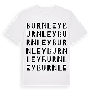 Burnley ordlek t-shirt – ekologisk bomull t-shirt från Pinshirt