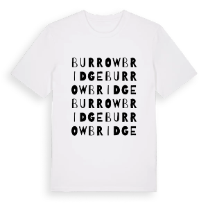 Burrowbridge ordlek t-shirt – ekologisk bomull t-shirt från Pinshirt