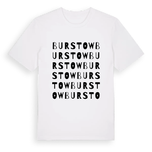 Burstow ordlek t-shirt – ekologisk bomull t-shirt från Pinshirt