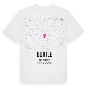 Burtle karta t-shirt – ekologisk bomull t-shirt från Pinshirt