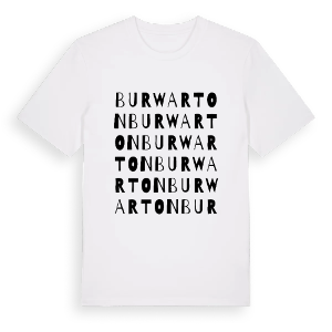 Burwarton ordlek t-shirt – ekologisk bomull t-shirt från Pinshirt