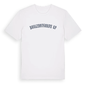Buslingthorpe CP college t-shirt – ekologisk bomull t-shirt från Pinshirt