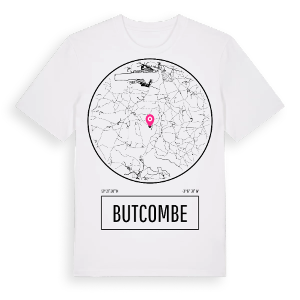 Butcombe t-shirt – ekologisk bomull t-shirt från Pinshirt