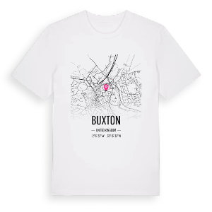 Buxton karta t-shirt – ekologisk bomull t-shirt från Pinshirt