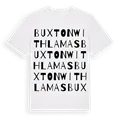 Buxton with Lamas ordlek t-shirt