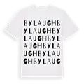 Bylaugh ordlek t-shirt