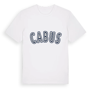 Cabus college t-shirt – ekologisk bomull t-shirt från Pinshirt