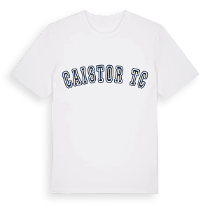 Caistor TC college t-shirt – ekologisk bomull t-shirt från Pinshirt