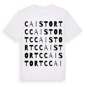 Caistor TC ordlek t-shirt – ekologisk bomull t-shirt från Pinshirt