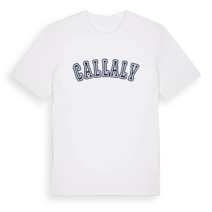 Callaly college t-shirt – ekologisk bomull t-shirt från Pinshirt