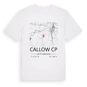 Callow CP karta t-shirt – ekologisk bomull t-shirt från Pinshirt