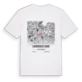 Cambridgeshire karta t-shirt