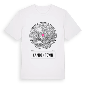 Camden Town t-shirt – ekologisk bomull t-shirt från Pinshirt