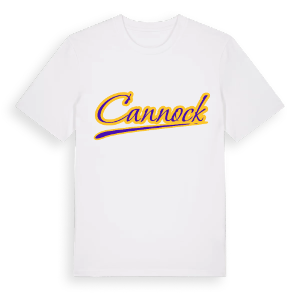 Cannock baseball t-shirt – ekologisk bomull t-shirt från Pinshirt