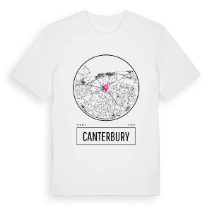 Canterbury t-shirt – ekologisk bomull t-shirt från Pinshirt