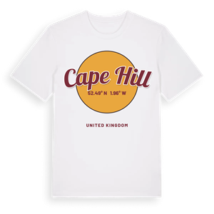 Cape Hill cirkel t-shirt – ekologisk bomull t-shirt från Pinshirt