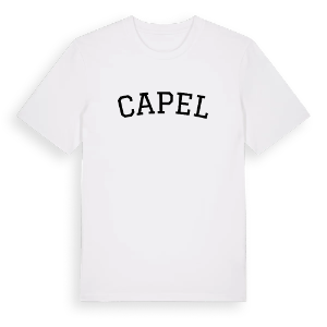 Capel böjd t-shirt – ekologisk bomull t-shirt från Pinshirt