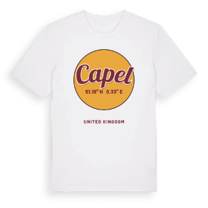 Capel cirkel t-shirt – ekologisk bomull t-shirt från Pinshirt