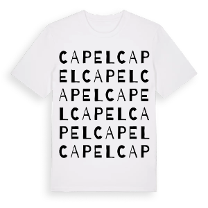 Capel ordlek t-shirt – ekologisk bomull t-shirt från Pinshirt
