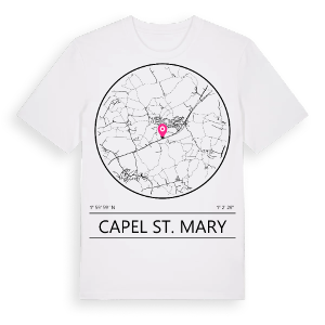 Capel St. Mary t-shirt – ekologisk bomull t-shirt från Pinshirt