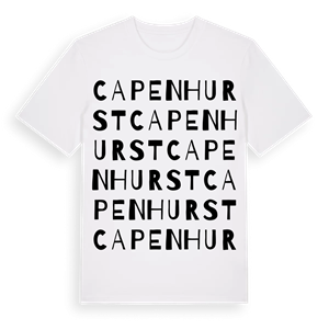 Capenhurst ordlek t-shirt – ekologisk bomull t-shirt från Pinshirt