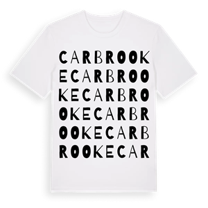 Carbrooke ordlek t-shirt – ekologisk bomull t-shirt från Pinshirt