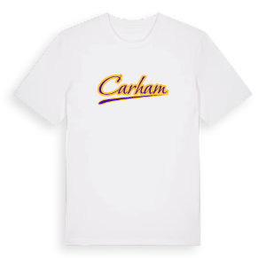 Carham baseball t-shirt – ekologisk bomull t-shirt från Pinshirt