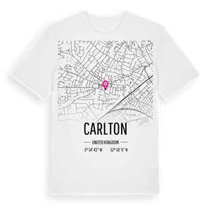 Carlton karta t-shirt – ekologisk bomull t-shirt från Pinshirt