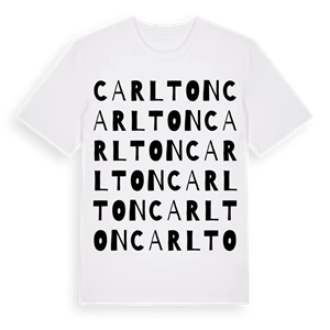Carlton ordlek t-shirt – ekologisk bomull t-shirt från Pinshirt
