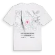 Castle and Priory Precinct karta t-shirt