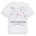 Castle Bytham karta t-shirt