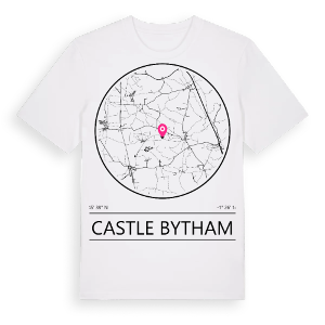 Castle Bytham t-shirt – ekologisk bomull t-shirt från Pinshirt