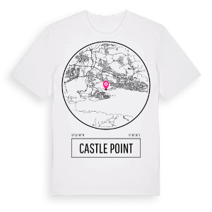 Castle Point t-shirt – ekologisk bomull t-shirt från Pinshirt