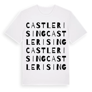 Castle Rising ordlek t-shirt – ekologisk bomull t-shirt från Pinshirt