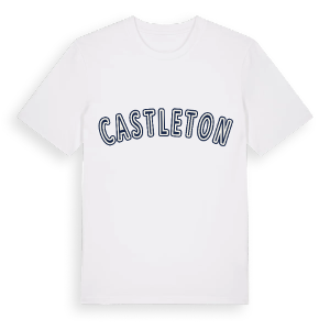 Castleton college t-shirt – ekologisk bomull t-shirt från Pinshirt
