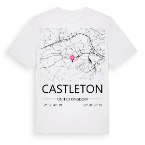 Castleton karta t-shirt – ekologisk bomull t-shirt från Pinshirt