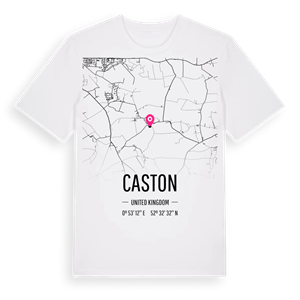 Caston karta t-shirt – ekologisk bomull t-shirt från Pinshirt