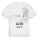 Castor karta t-shirt