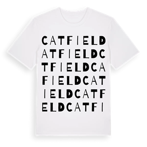Catfield ordlek t-shirt – ekologisk bomull t-shirt från Pinshirt