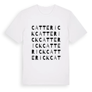 Catterick ordlek t-shirt – ekologisk bomull t-shirt från Pinshirt