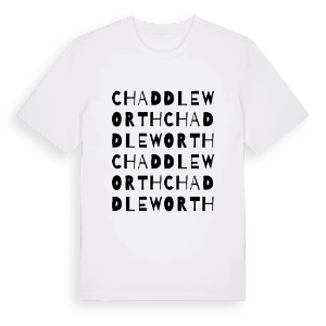 Chaddleworth ordlek t-shirt – ekologisk bomull t-shirt från Pinshirt