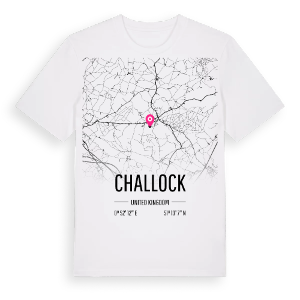 Challock karta t-shirt – ekologisk bomull t-shirt från Pinshirt