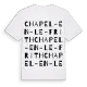 Chapel-en-le-Frith ordlek t-shirt