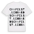 Chapel St. Leonards ordlek t-shirt