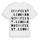 Chapel St. Leonards ordlek t-shirt